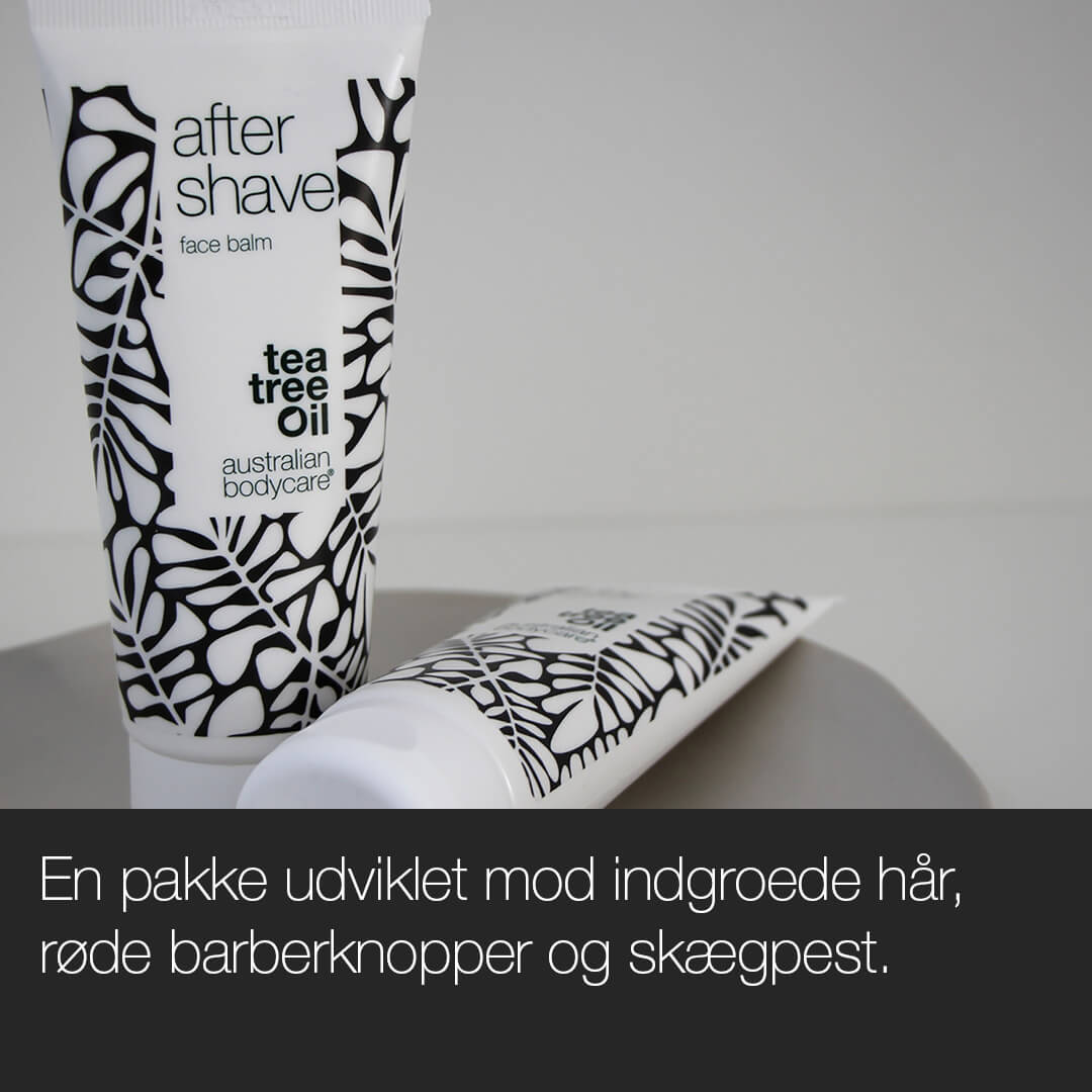 3 pak mod røde barberknopper i ansigt — Barbering fri for knopper, skægpest og indgroede hår Online nu