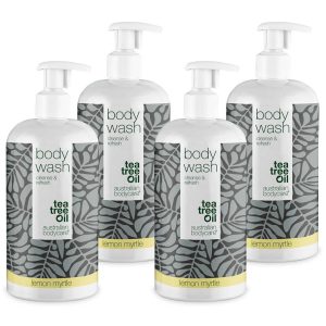 4 for 3 Tea Tree Body Wash 500 ml Lemon Myrtle - pakketilbud — Pakketilbud med 4 Body Wash (500 ml): Tea Tree Oil Lemon Myrtle