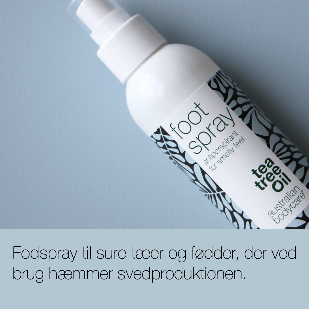 Fodspray mod sure tæer — Antiperspirant mod sure tæer og fødder