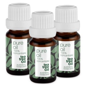 3 stk. XL 30 ml Tea Tree Oil til hudproblemer — 3-pak med 100% koncentreret og ufortyndet Tea Tree Oil fra Australien