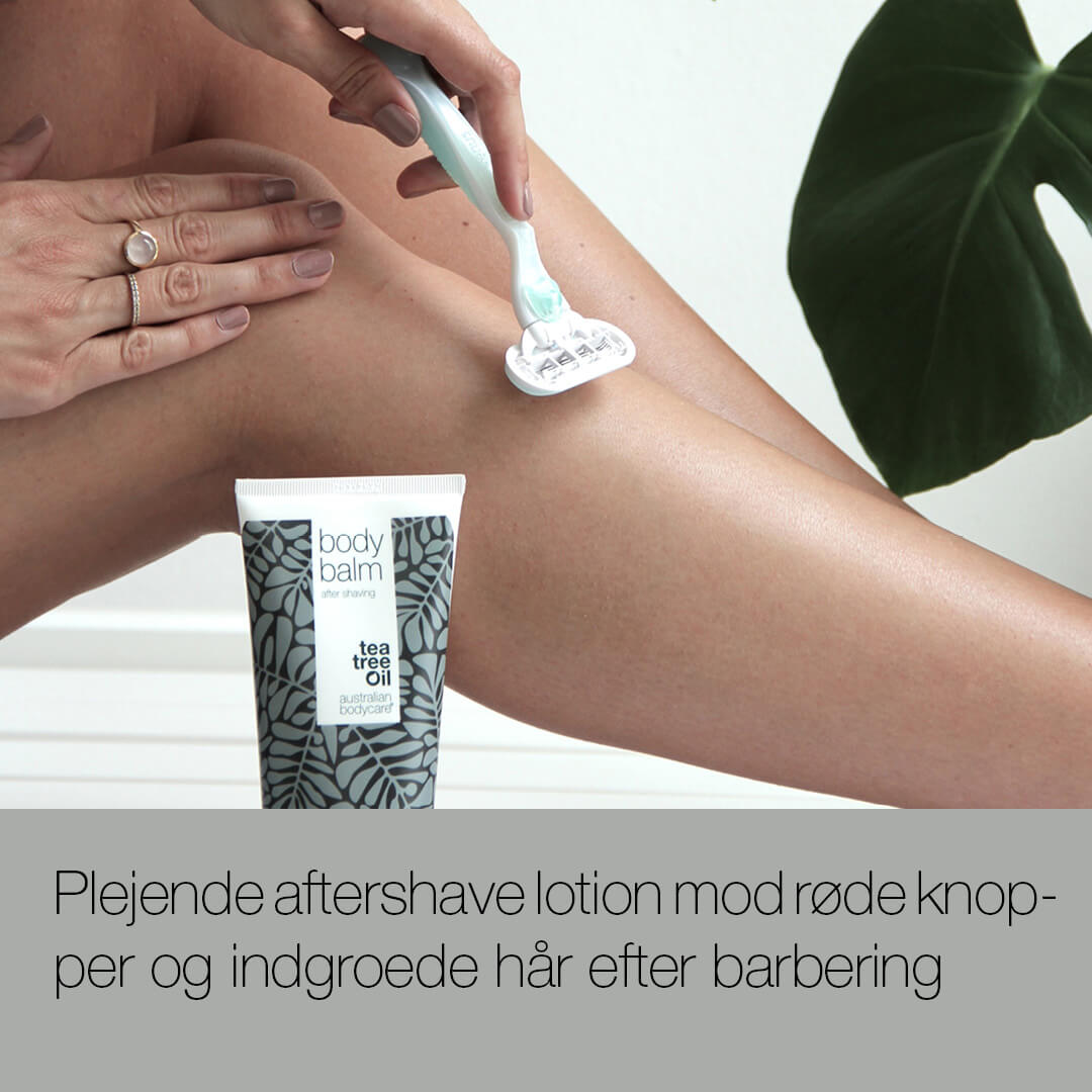 Aftershave Balm mod røde knopper efter barbering — Aftershave lotion mod indgroede hår og barberknopper Rabat