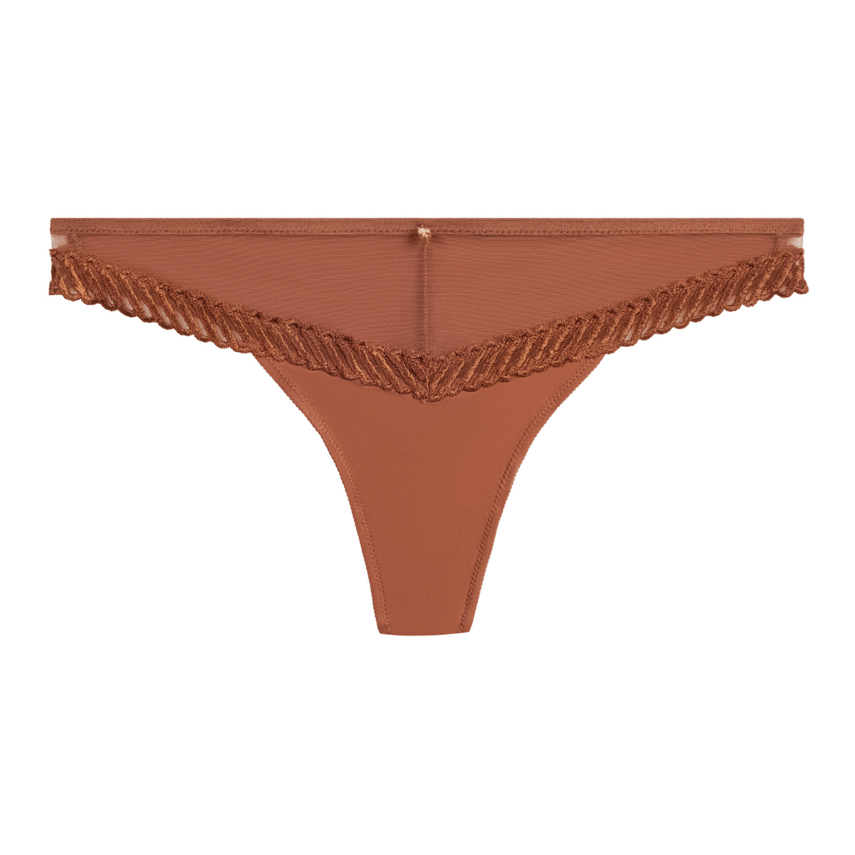 Aubade Sheer Emotion g-streng, brun Online Hot Salg