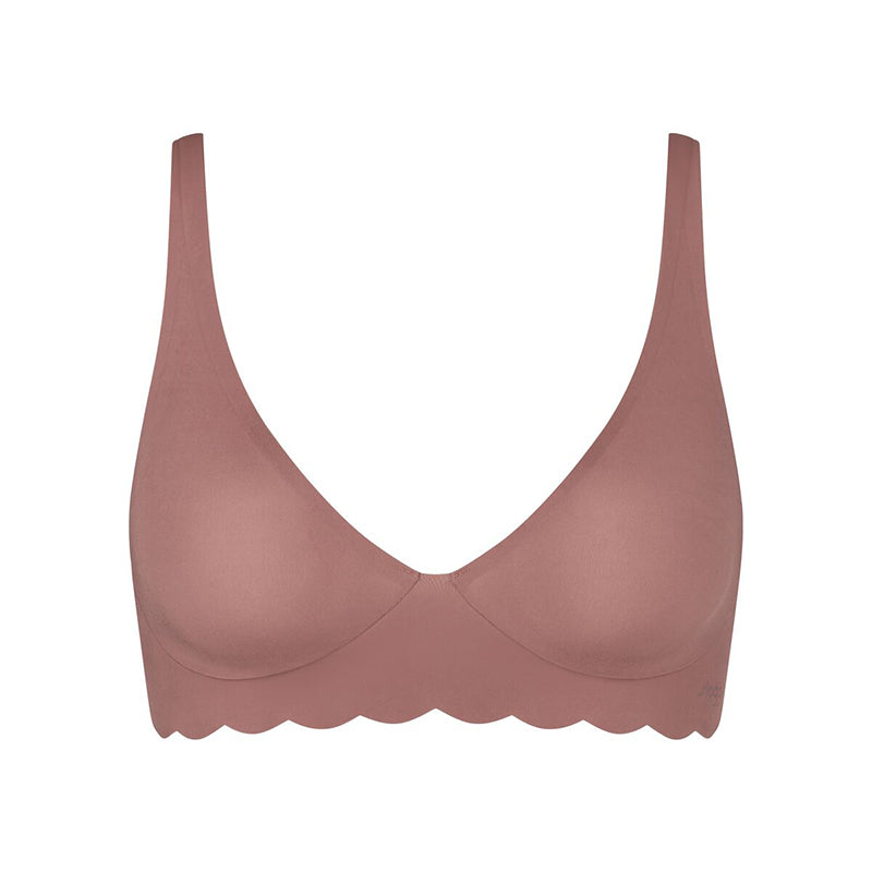 Sloggi Zero Microfibre 2.0 Soft BH uden bøjle, rosa