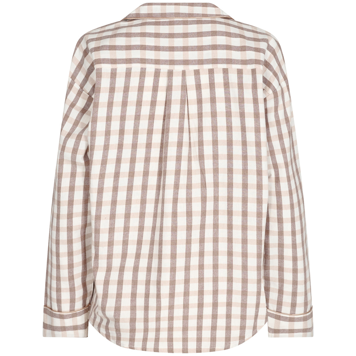 JBS of Denmark Flannel natskjorte, brun