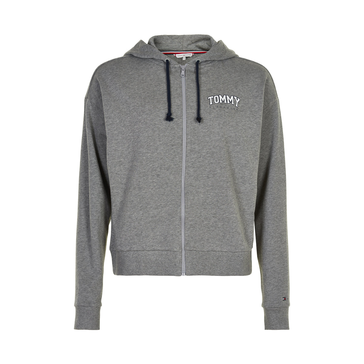 Tommy Hilfiger Zip Hoodie bluse, grå