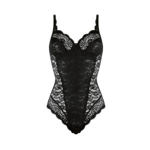 Triumph Amourette 300 BSW bodystocking, sort