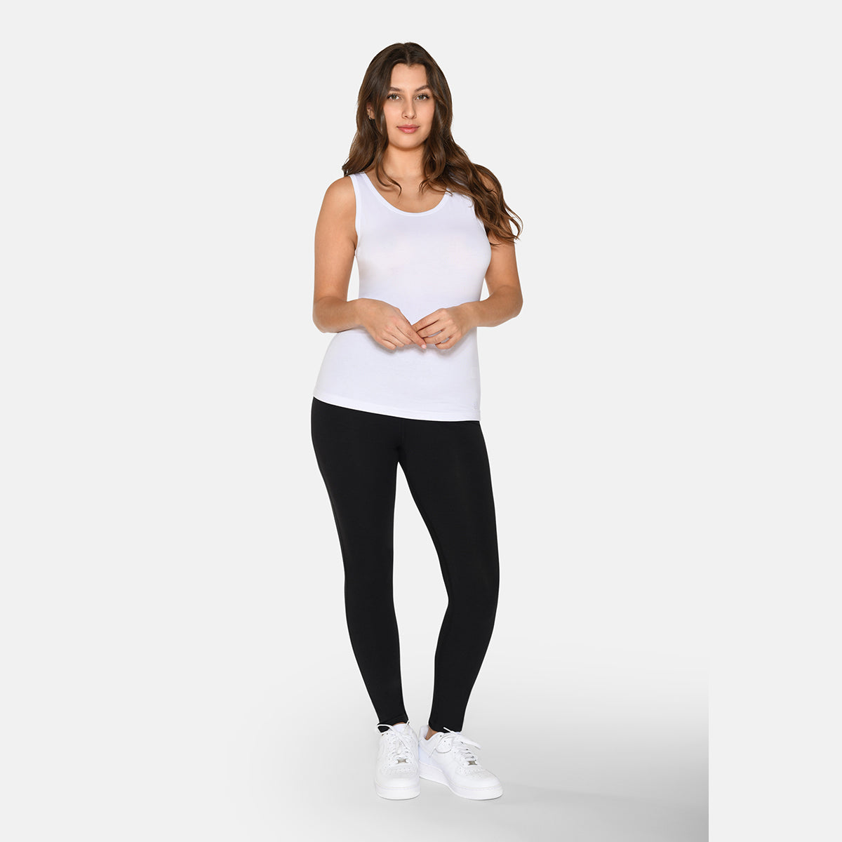 Urban Quest Bamboo Tank top, hvid Levere