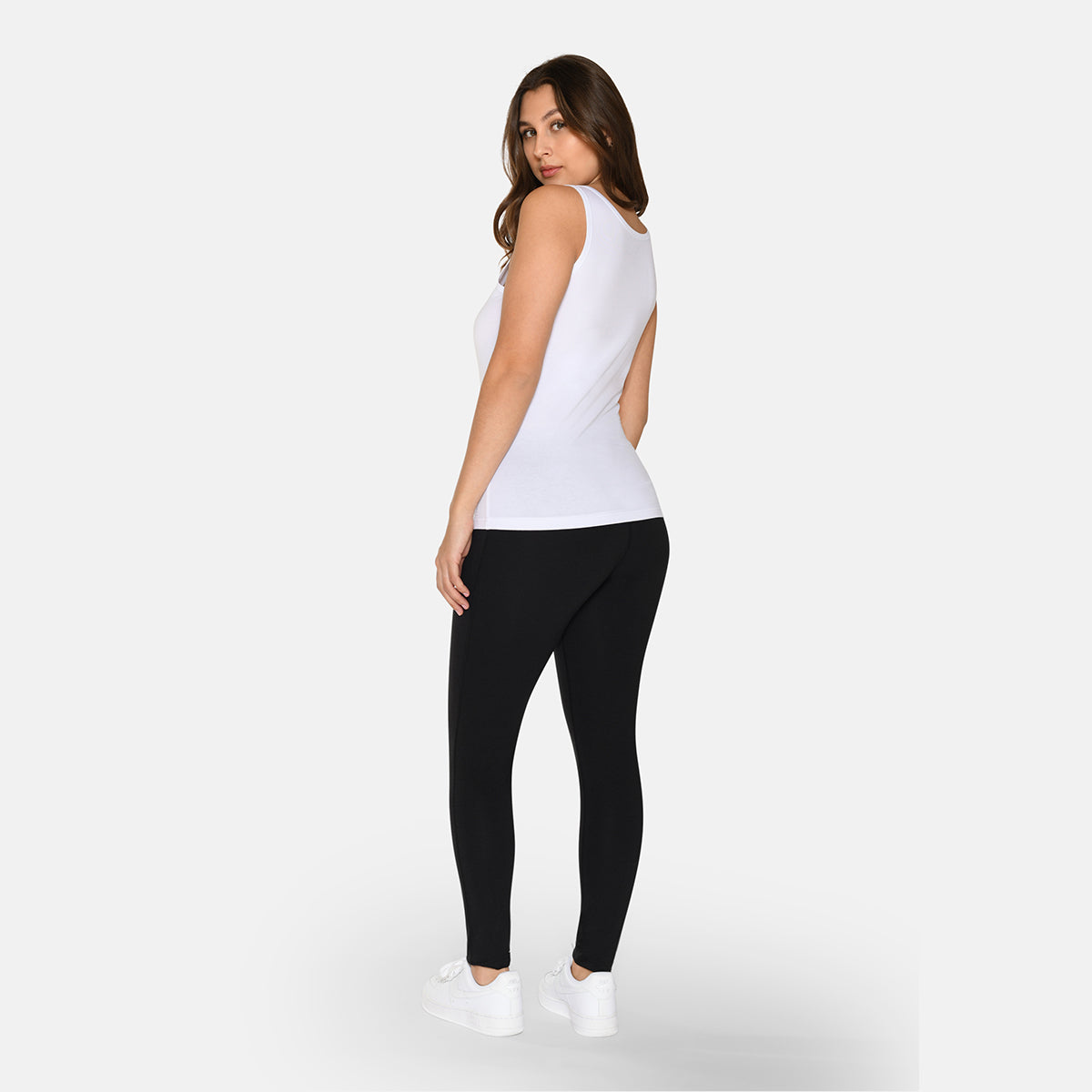 Urban Quest Bamboo Tank top, hvid Levere