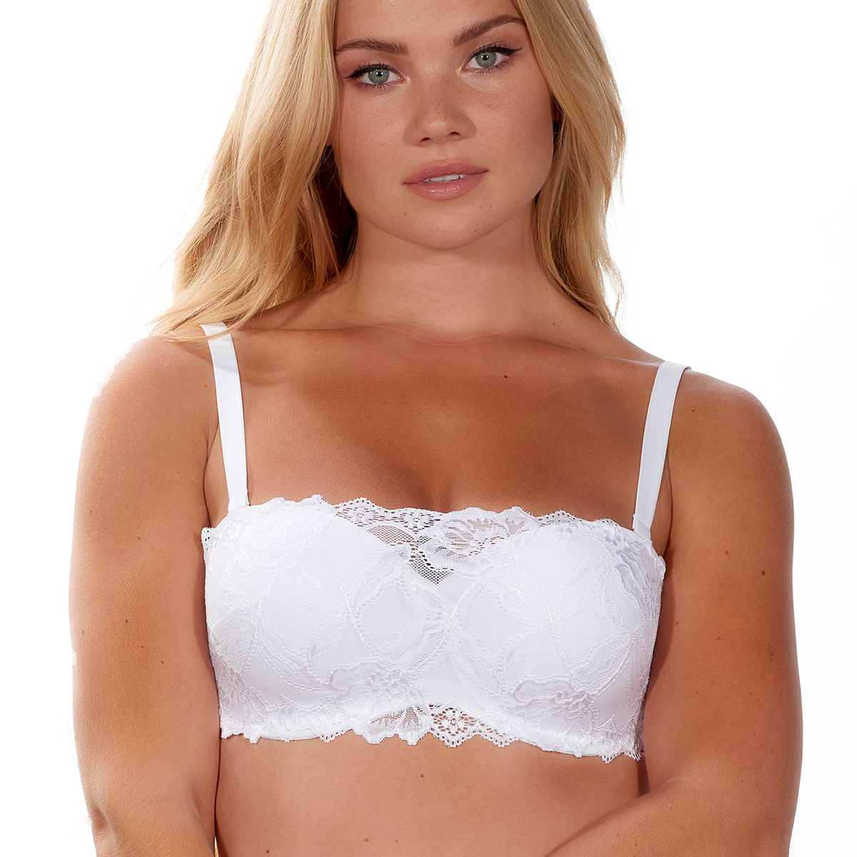 After Eden Anna Lace bandeau, hvid