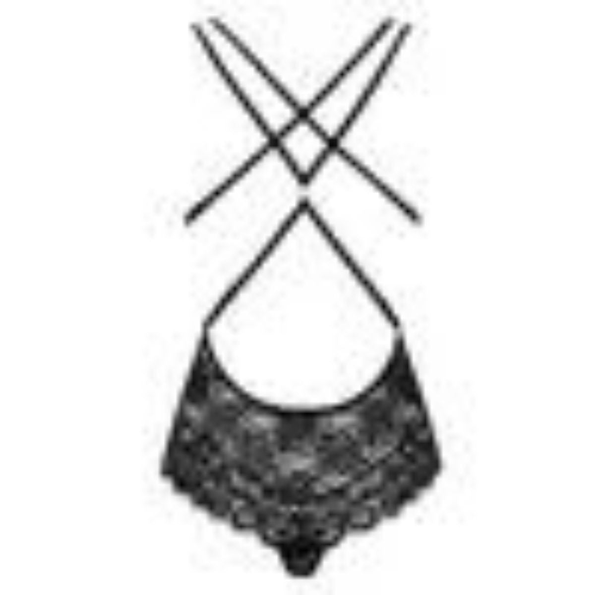 Obsessive bodystocking, sort Online Hot Salg