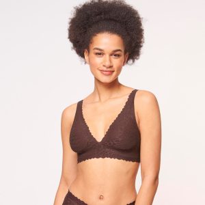 Sloggi Zero Feel Lace 2.0 BH top, brun