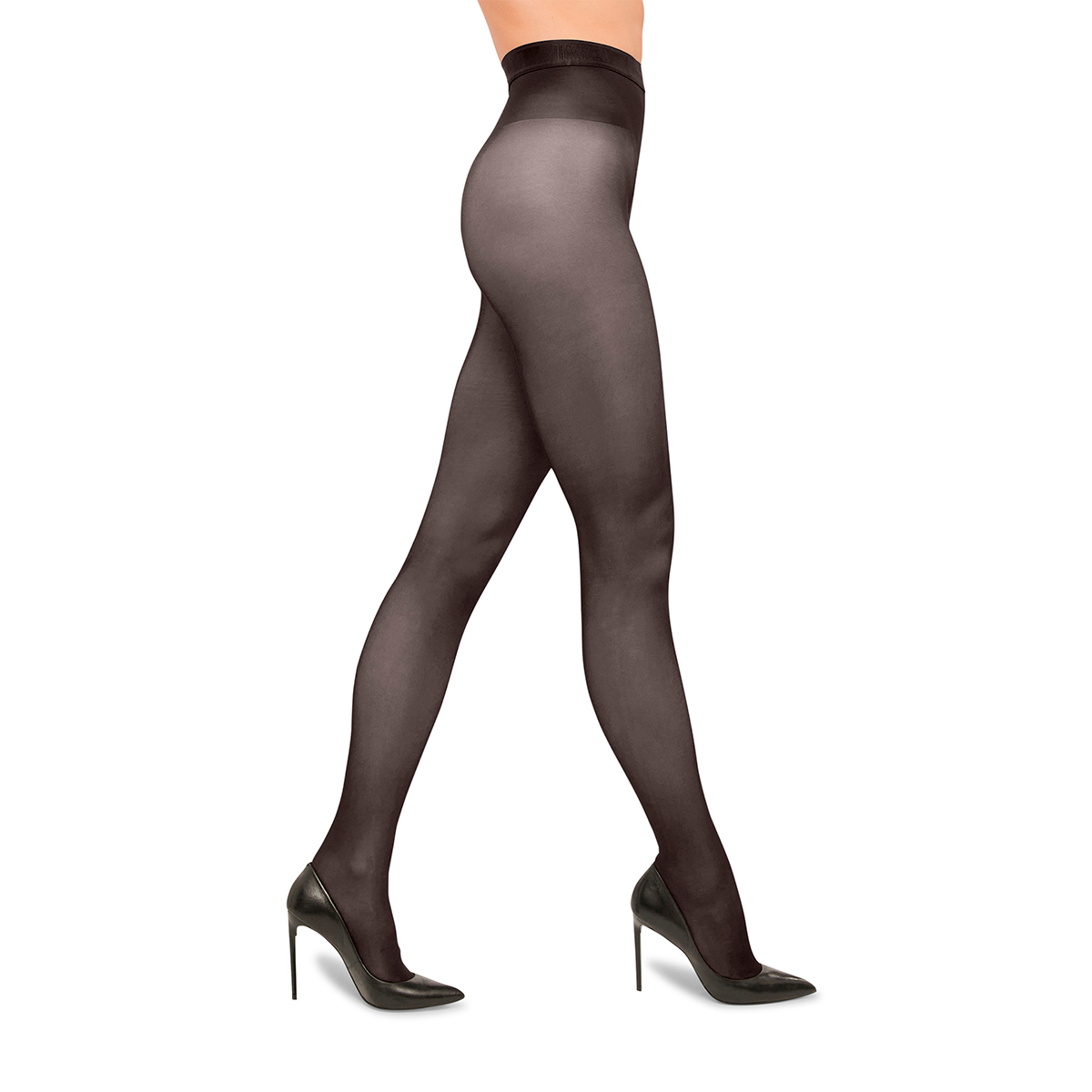 Wolford Synergy 40 Leg Support strømpebukser, sort