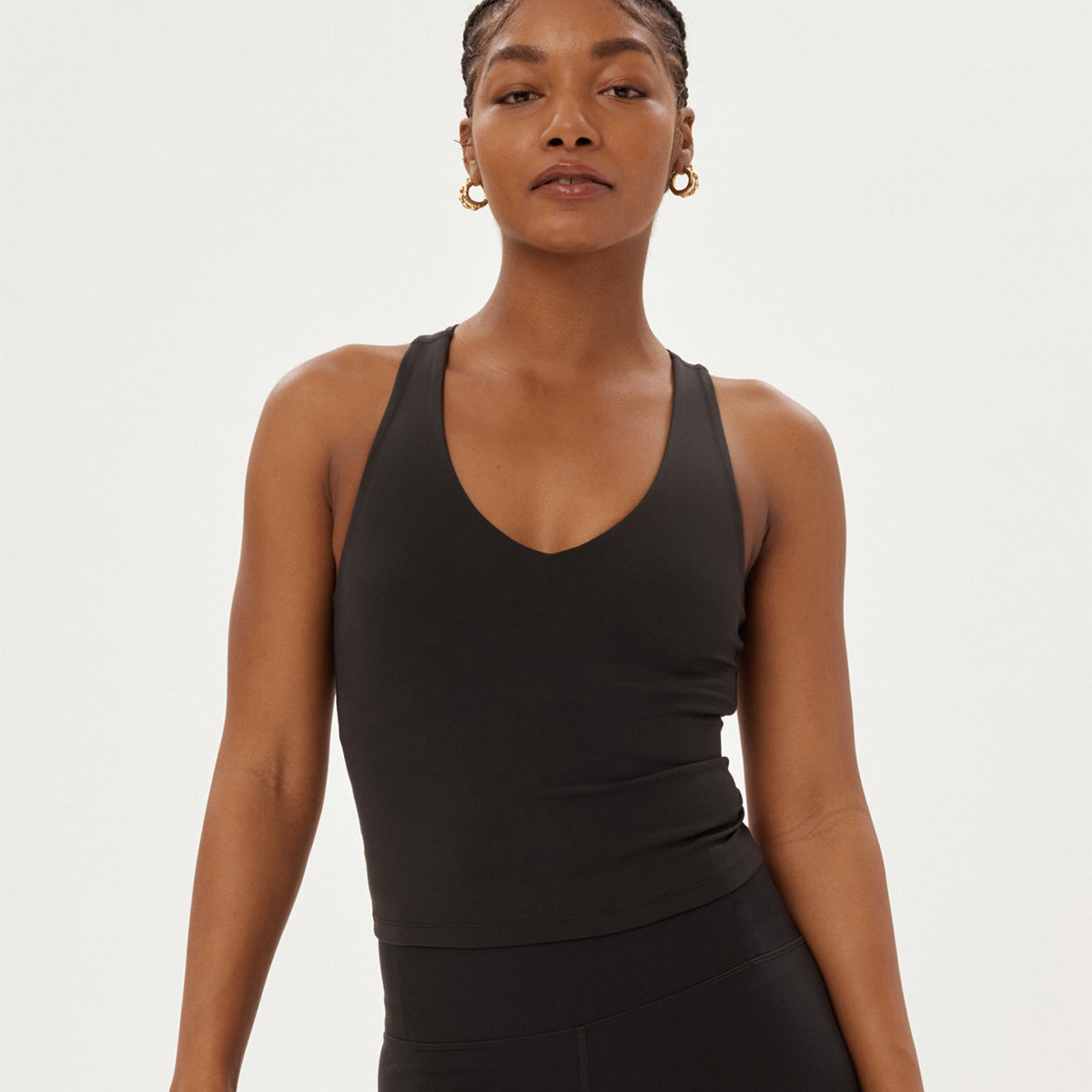 Girlfriend Collective Float Zoe tank top, sort
