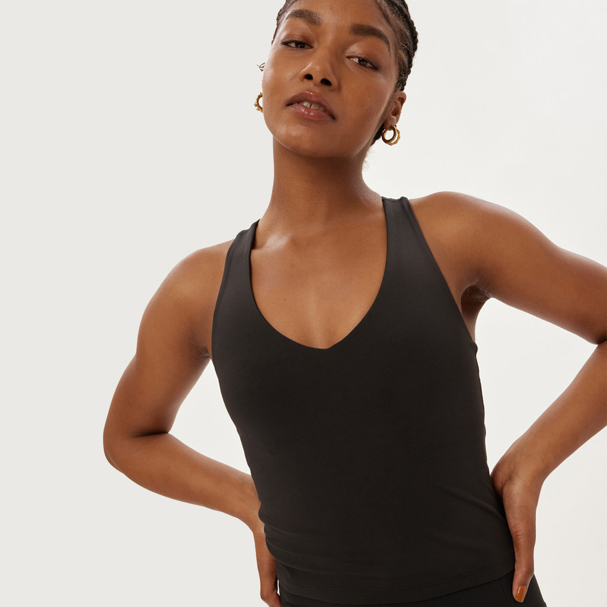 Girlfriend Collective Float Zoe tank top, sort