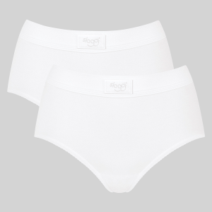 Sloggi Double Comfort 2-Pack maxi trusse, hvid