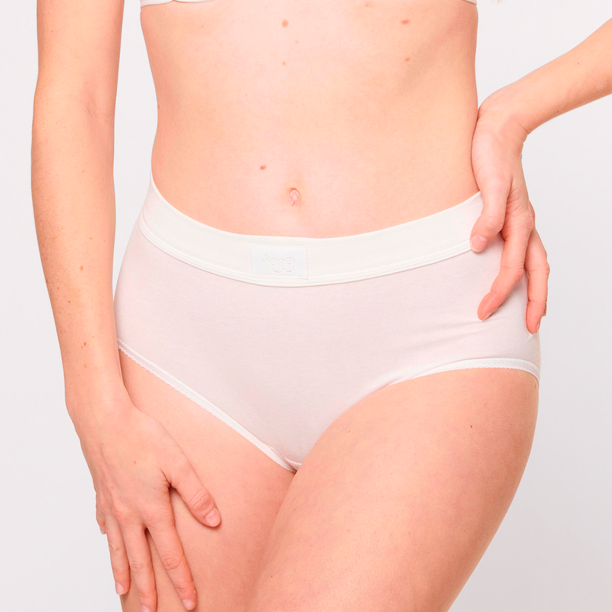 Sloggi Double Comfort 2-Pack maxi trusse, hvid