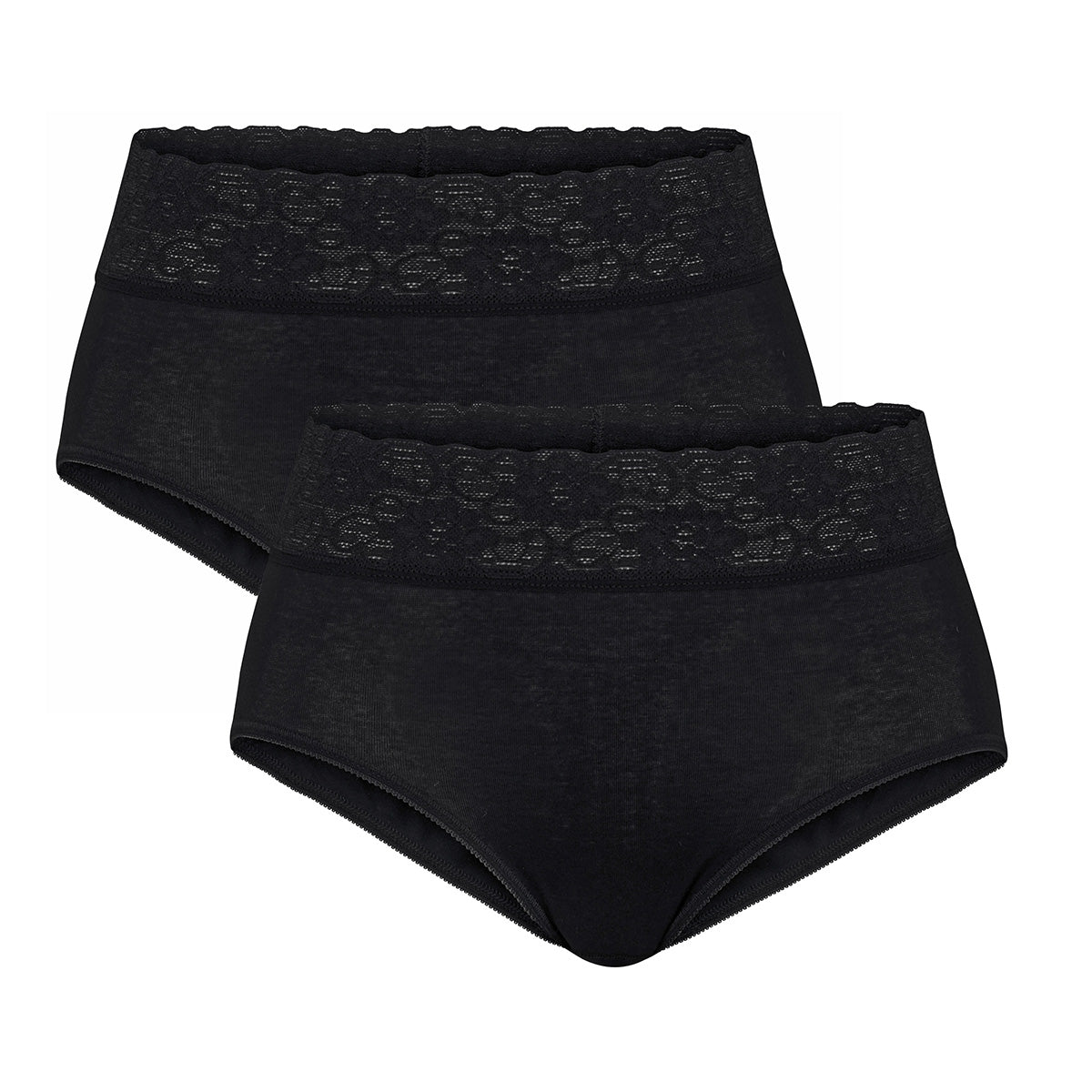 Calida 2-pack maxi trusse, sort Online salg