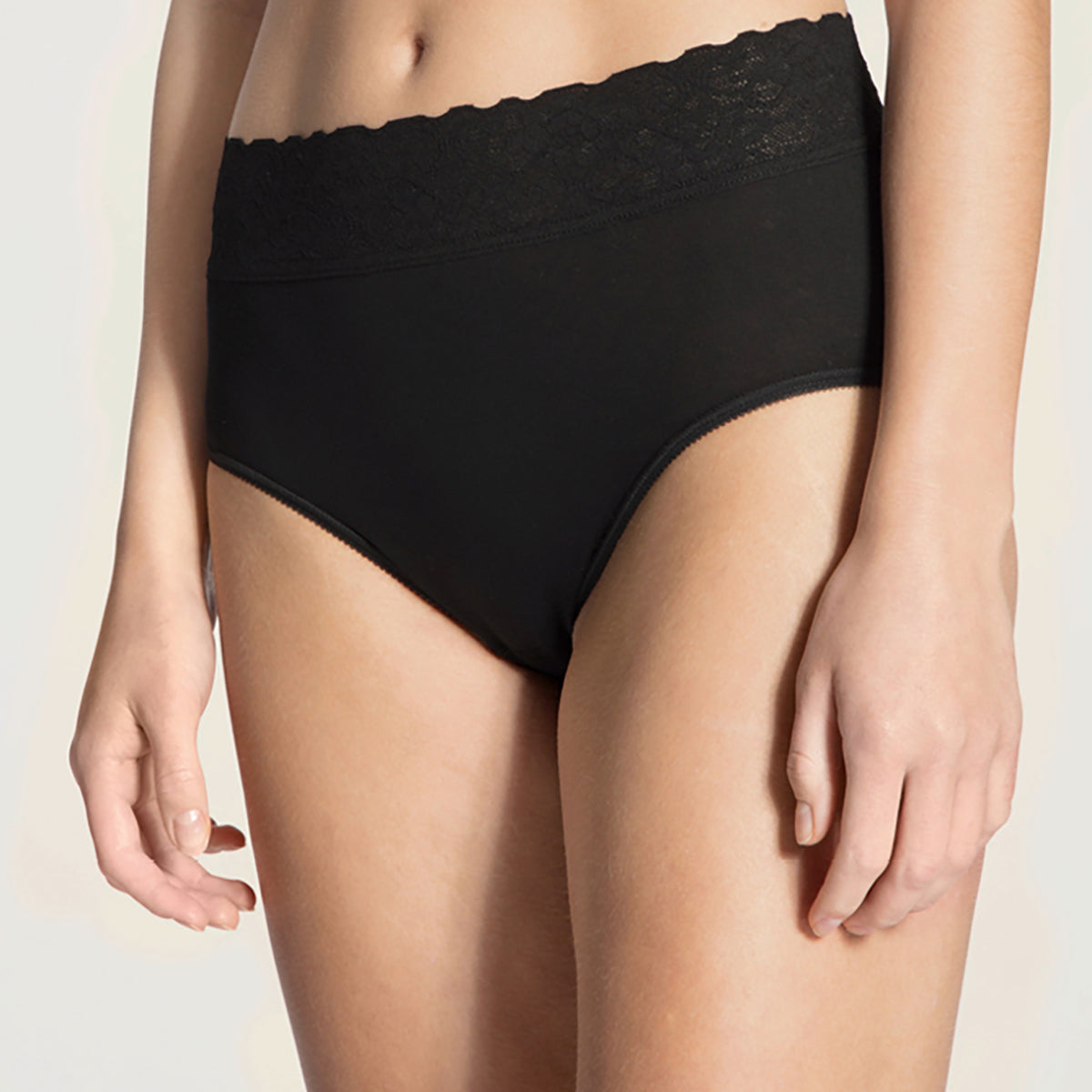 Calida 2-pack maxi trusse, sort Online salg