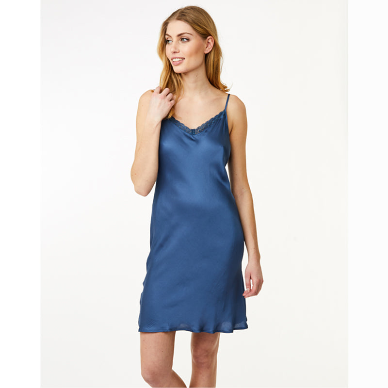 CCDK Jade Chemise natkjole, blå