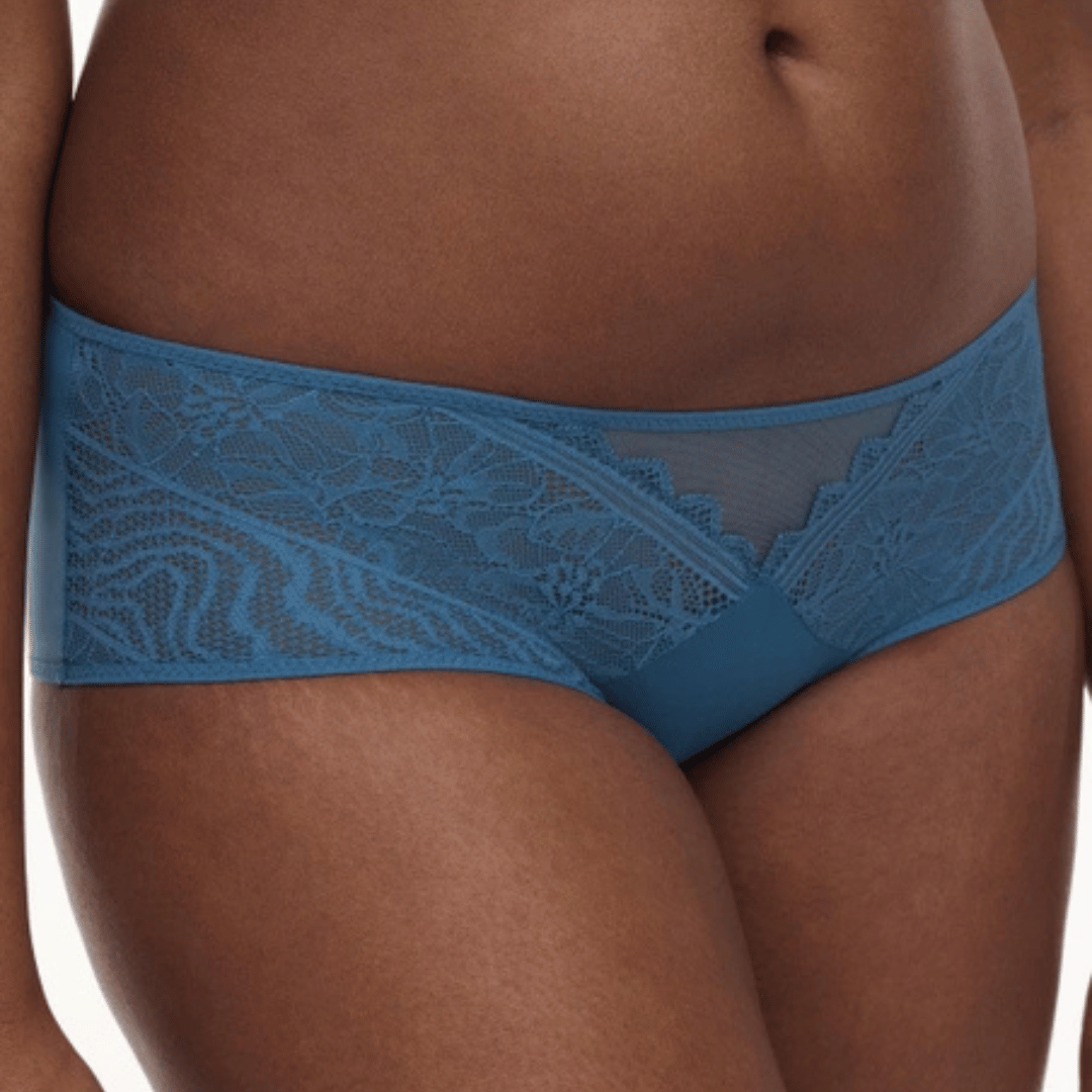 Chantelle Easyfeel Floral Touch hipster trusse, blå
