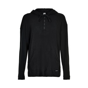 Calvin Klein Hoodie natskjorte, sort