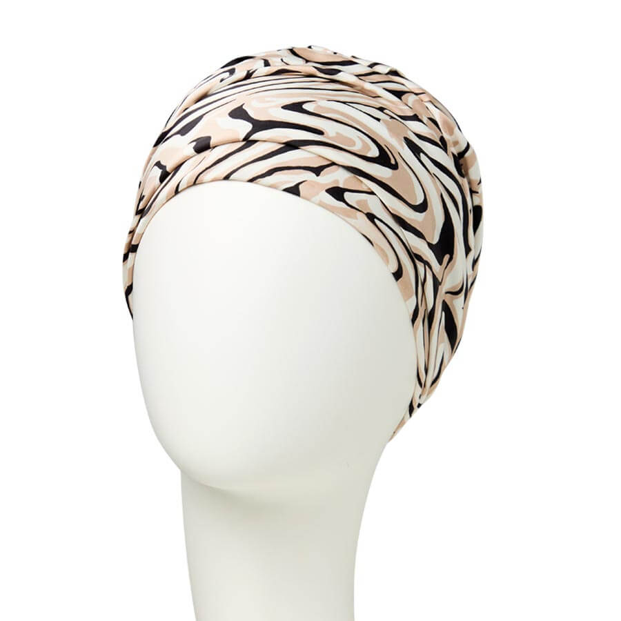 HocSienna - Boho Turban, Brown Zebra