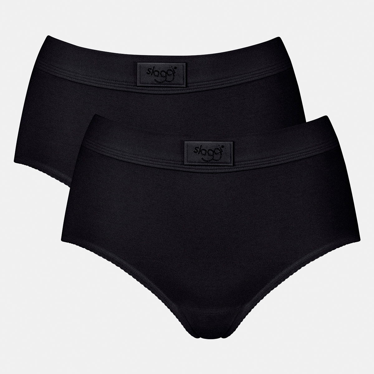 Sloggi Double Comfort 2-Pack maxi trusse, sort