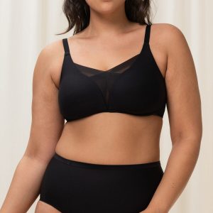 Triumph Shape Smart BH uden bøjle, sort Levere