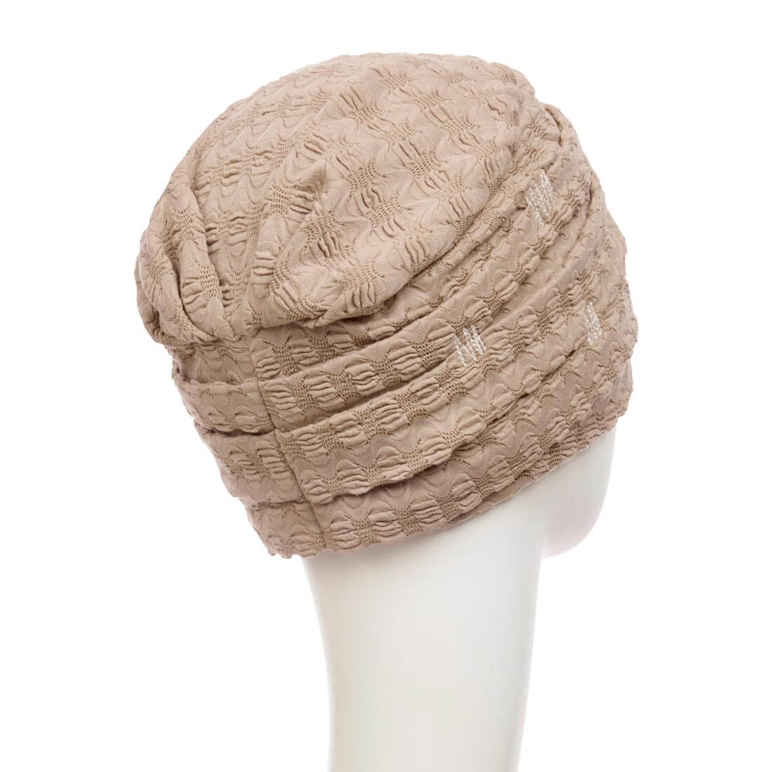 HocRuby Skye Turban, Abstract Beige