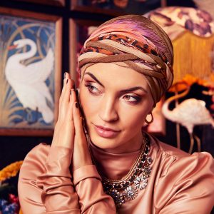 HocScarlett - Boho Turban, Caramel & Bohemian Mix