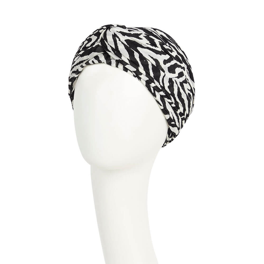 HocAvalon Turban, Zebra Glam