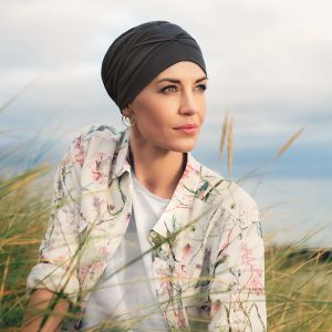 B.B. HocBecca Turban, Steel Grey Rabat