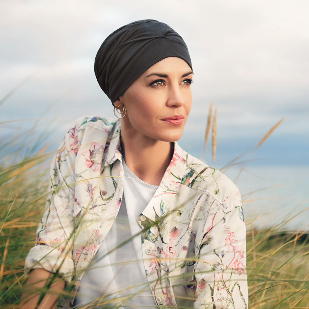 B.B. HocBecca Turban, Steel Grey Rabat