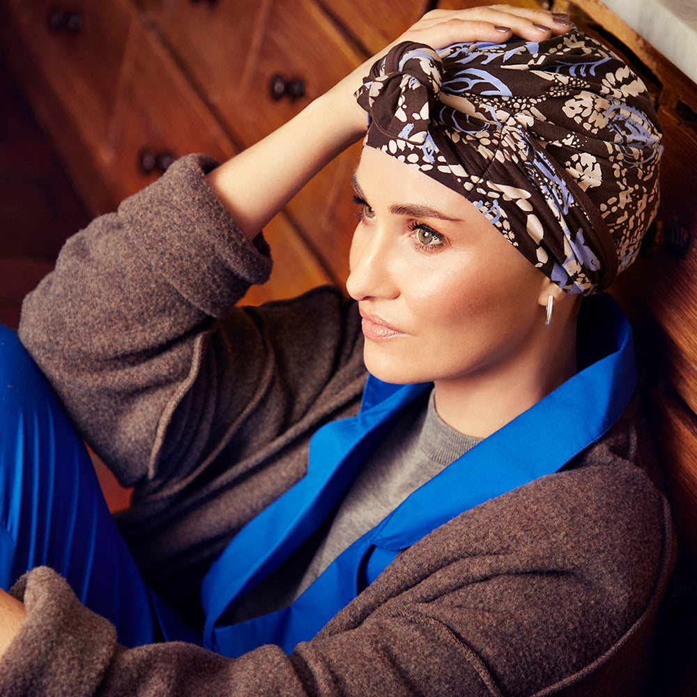 HocBeatrice turban, Autumn Blues - Udgår