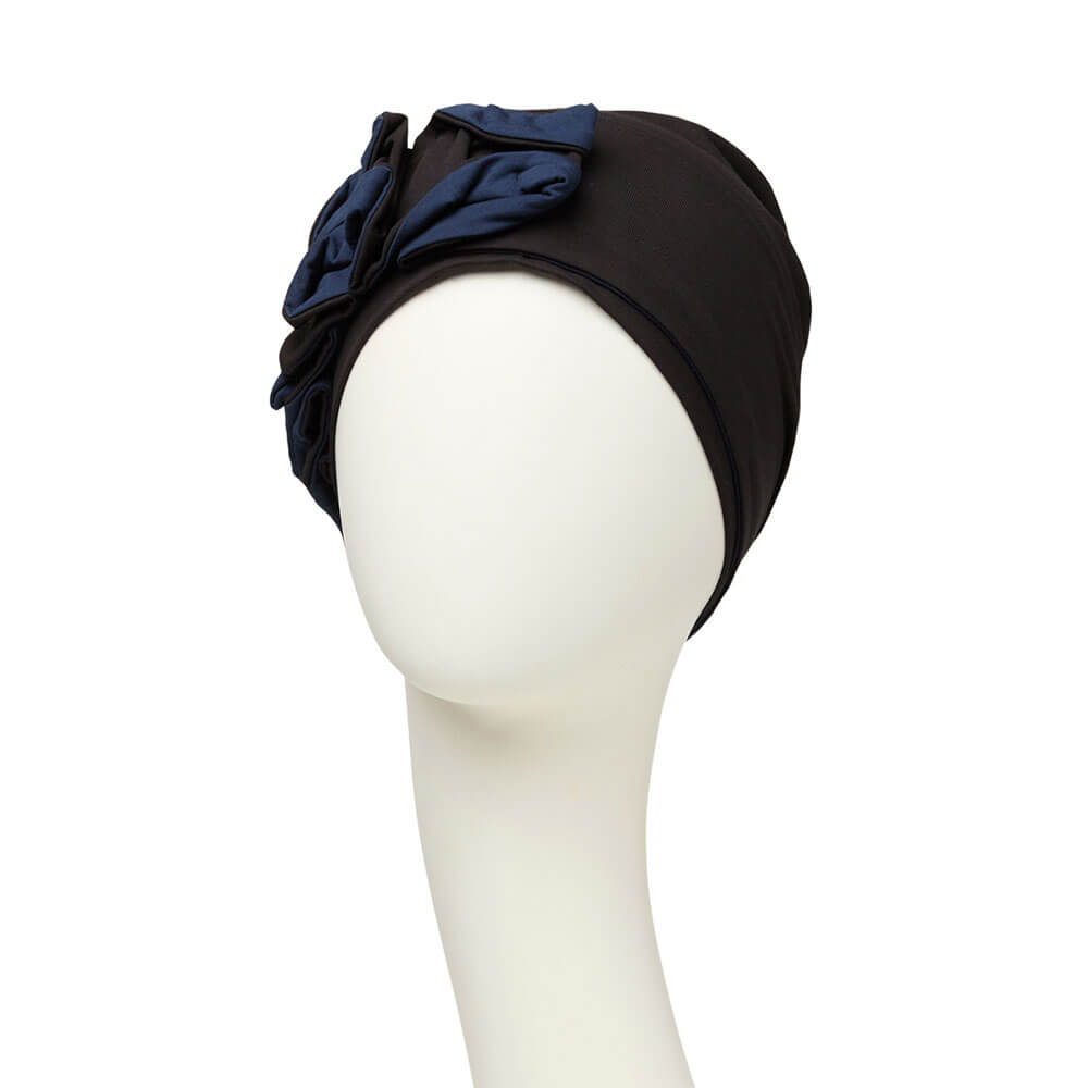 Nava Turban, Black/Blue - Udgår