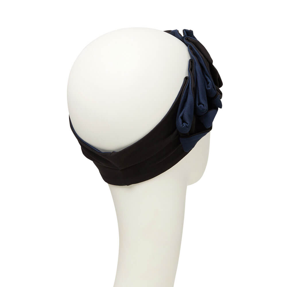 Nava Turban, Black/Blue - Udgår