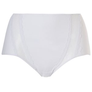 Femilet maxi trusse, hvid