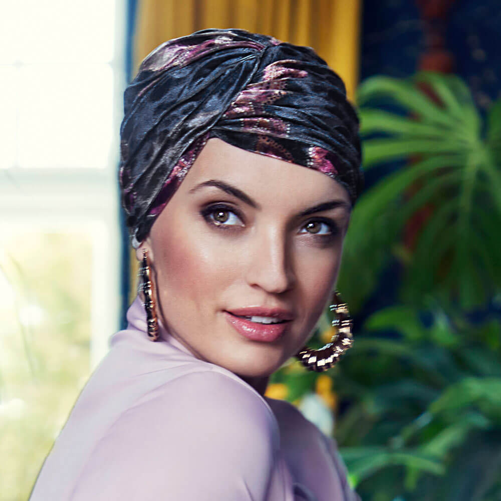 HocPearl Turban, Flowery Twilight - Udgår
