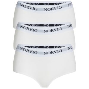 Norvig 3-Pack hipster trusse, hvid