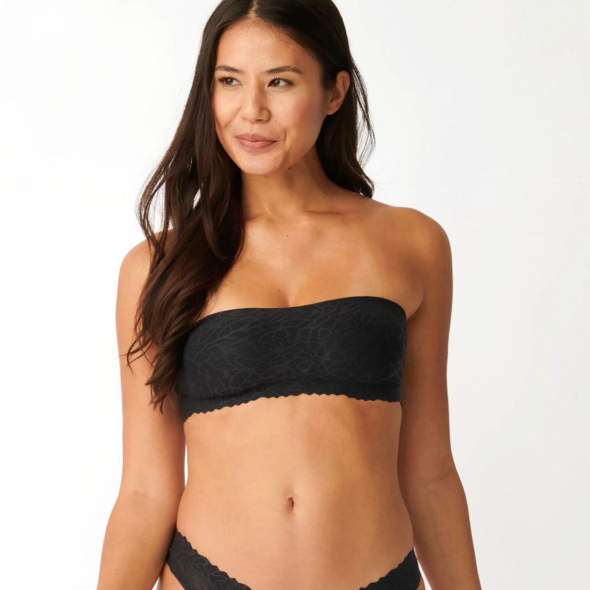 Sloggi Zero feel Lace 2.0 bandeau, sort Mode
