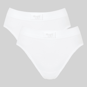 Sloggi Double Comfort 2-Pack tai trusse, hvid