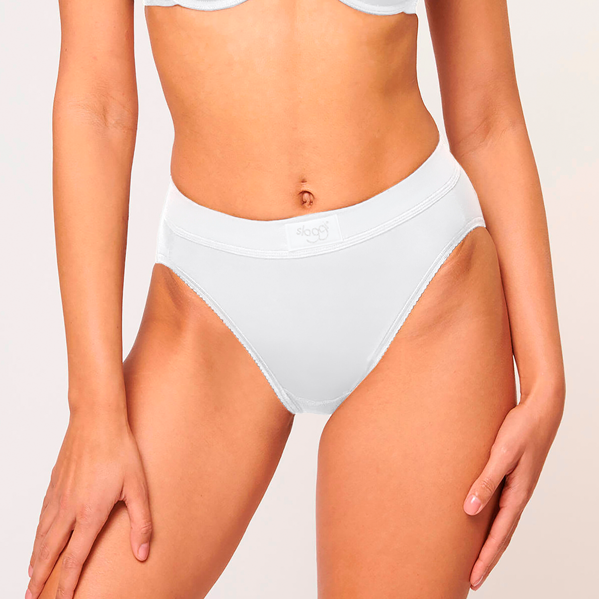 Sloggi Double Comfort 2-Pack tai trusse, hvid