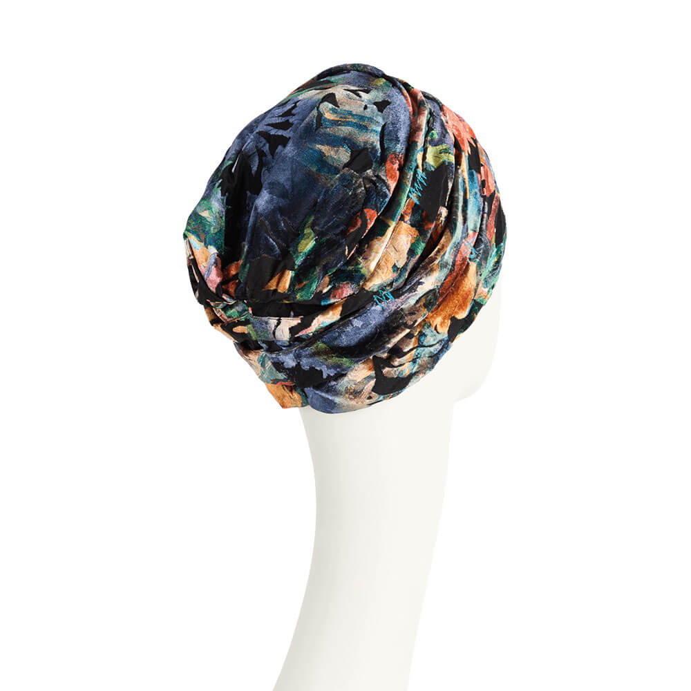 HocRuby Skye Turban, Rococo Velvet Rabat