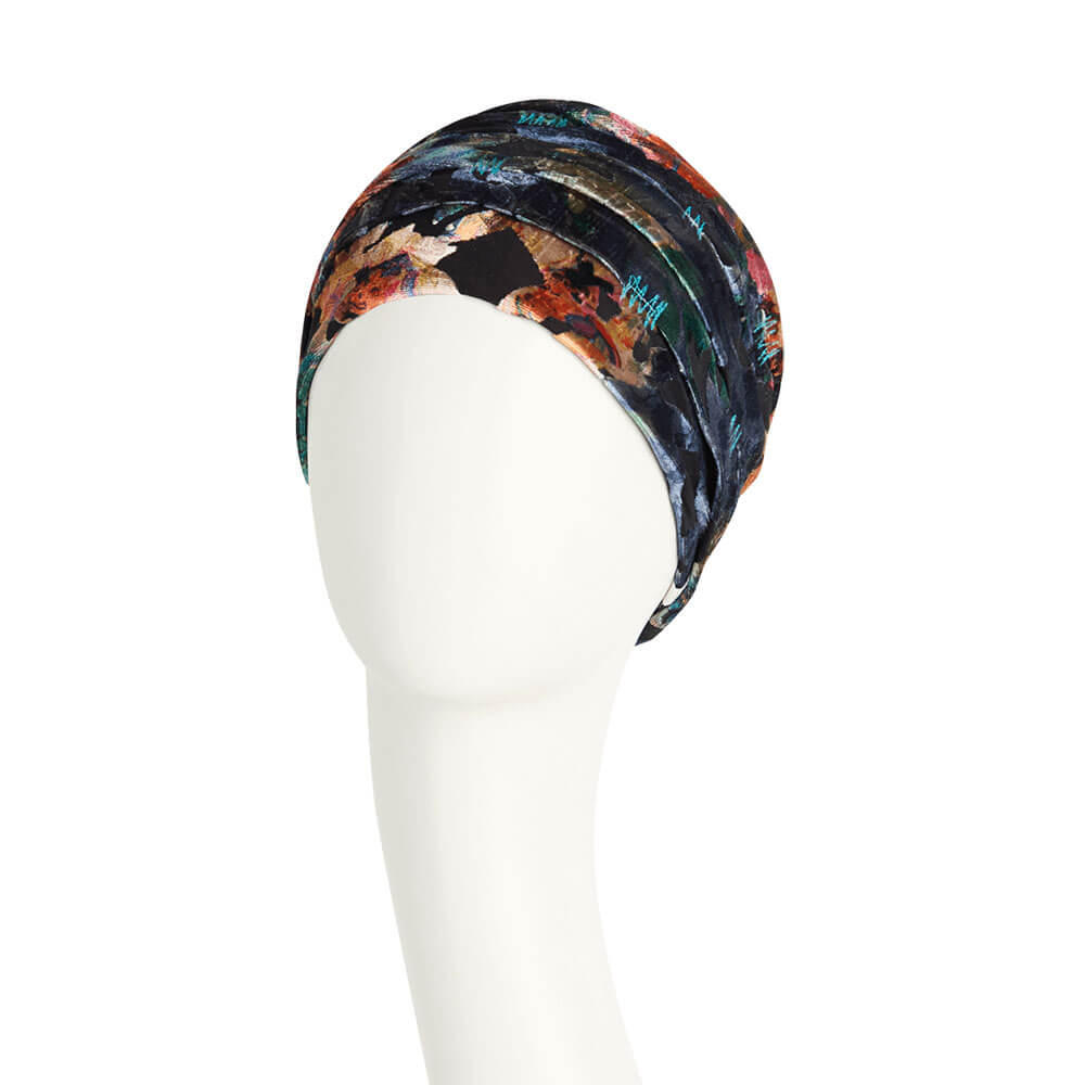 HocRuby Skye Turban, Rococo Velvet Rabat