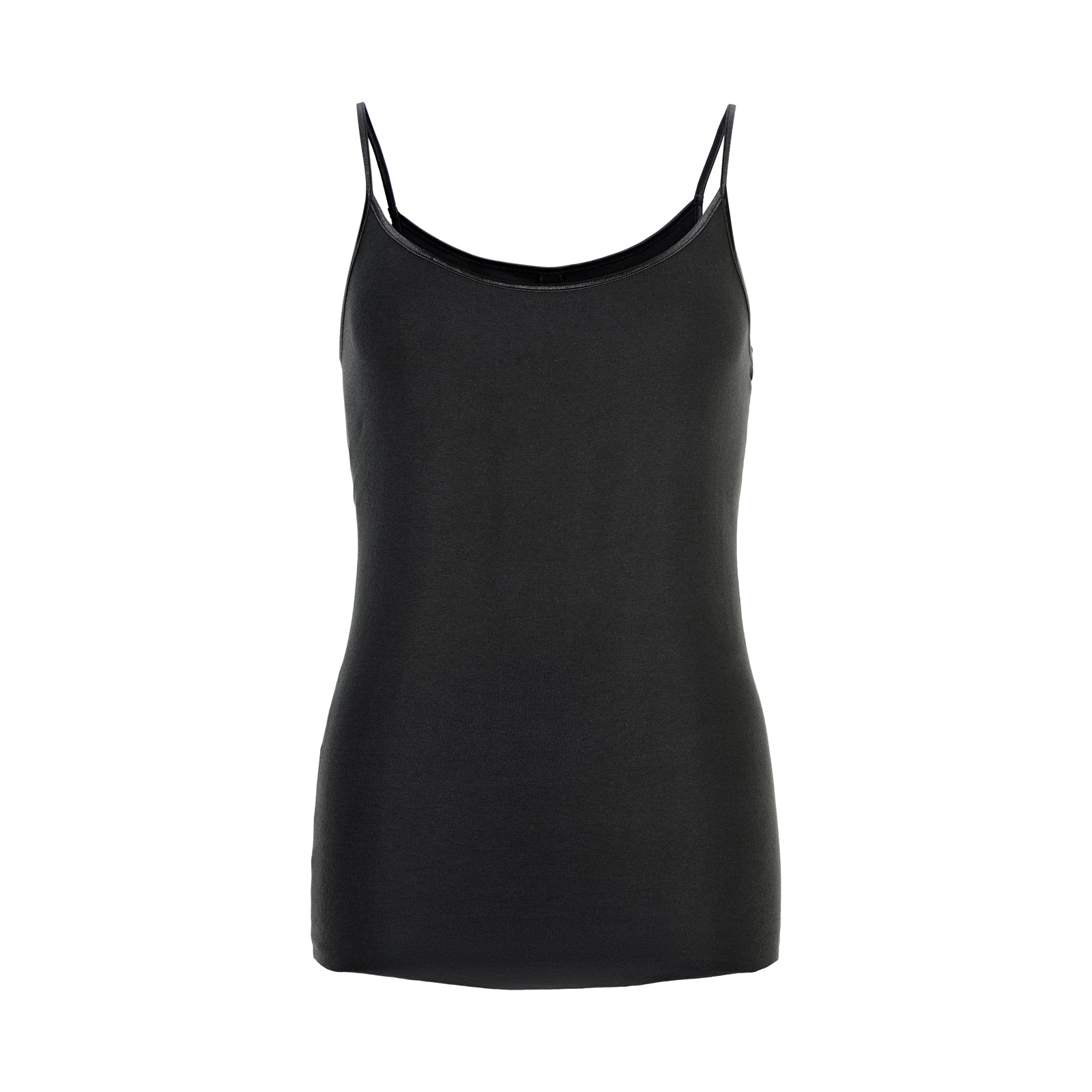 Schiesser Spaghetti top, sort