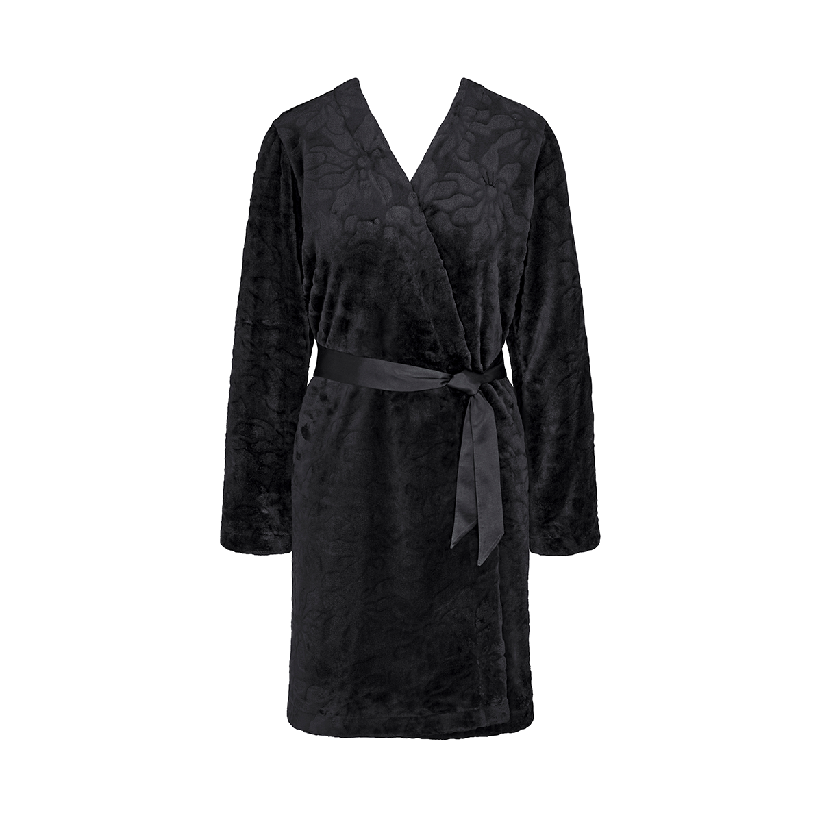 Triumph Robes Cozy morgenkåbe, sort