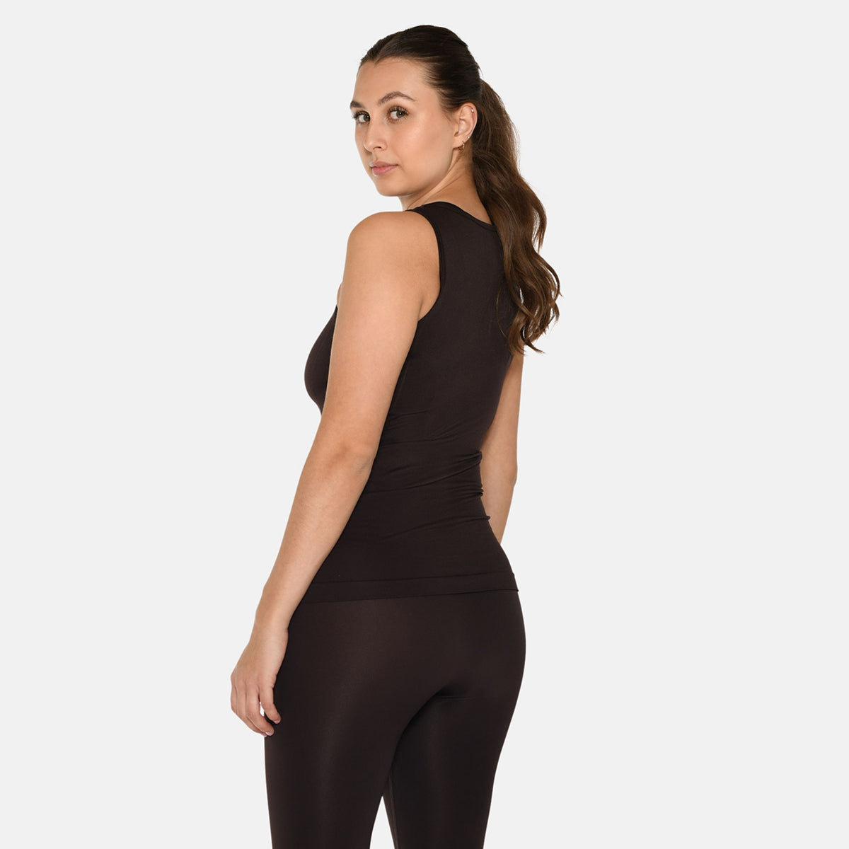 Zebdia Women Seamless tank top, brun