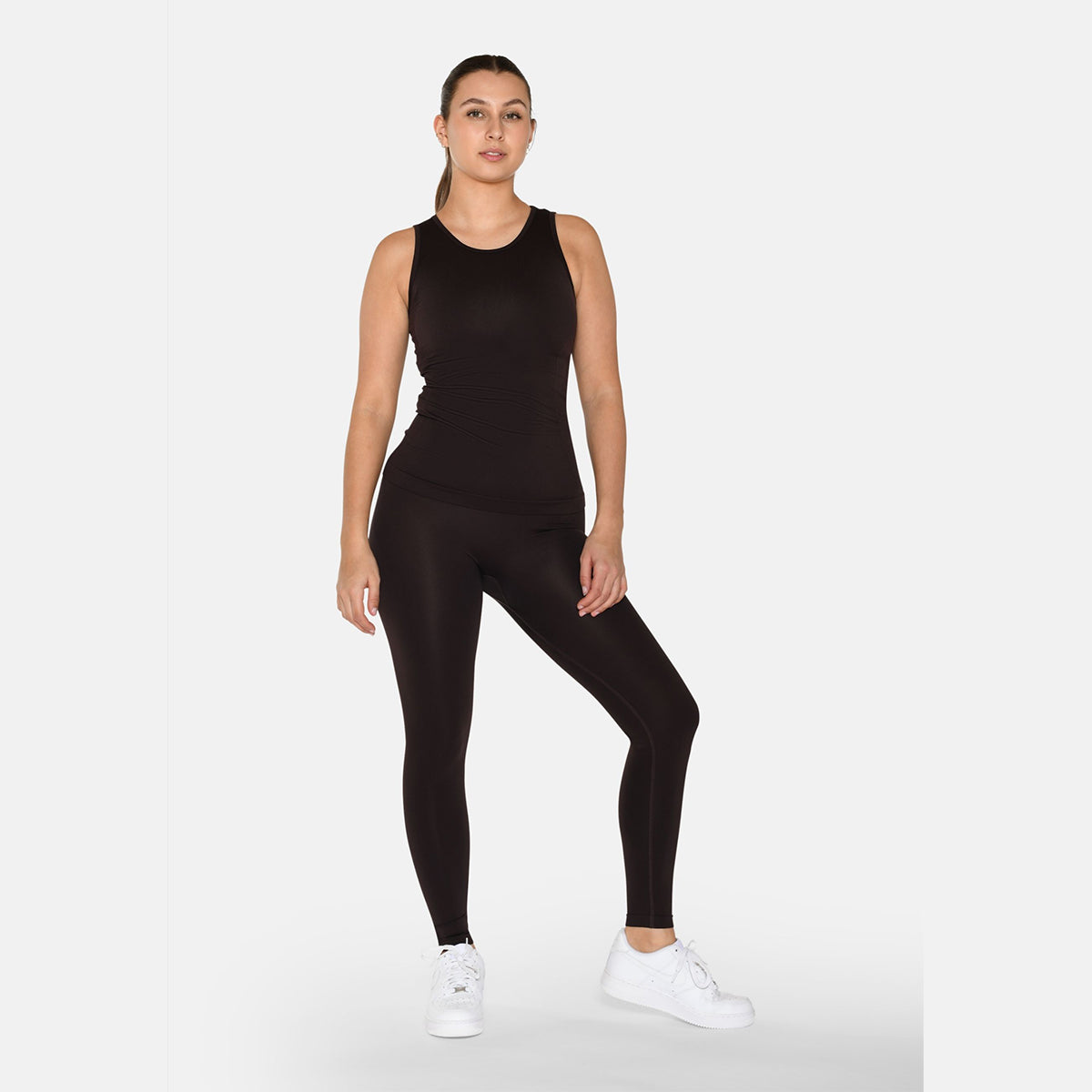 Zebdia Women Seamless tank top, brun