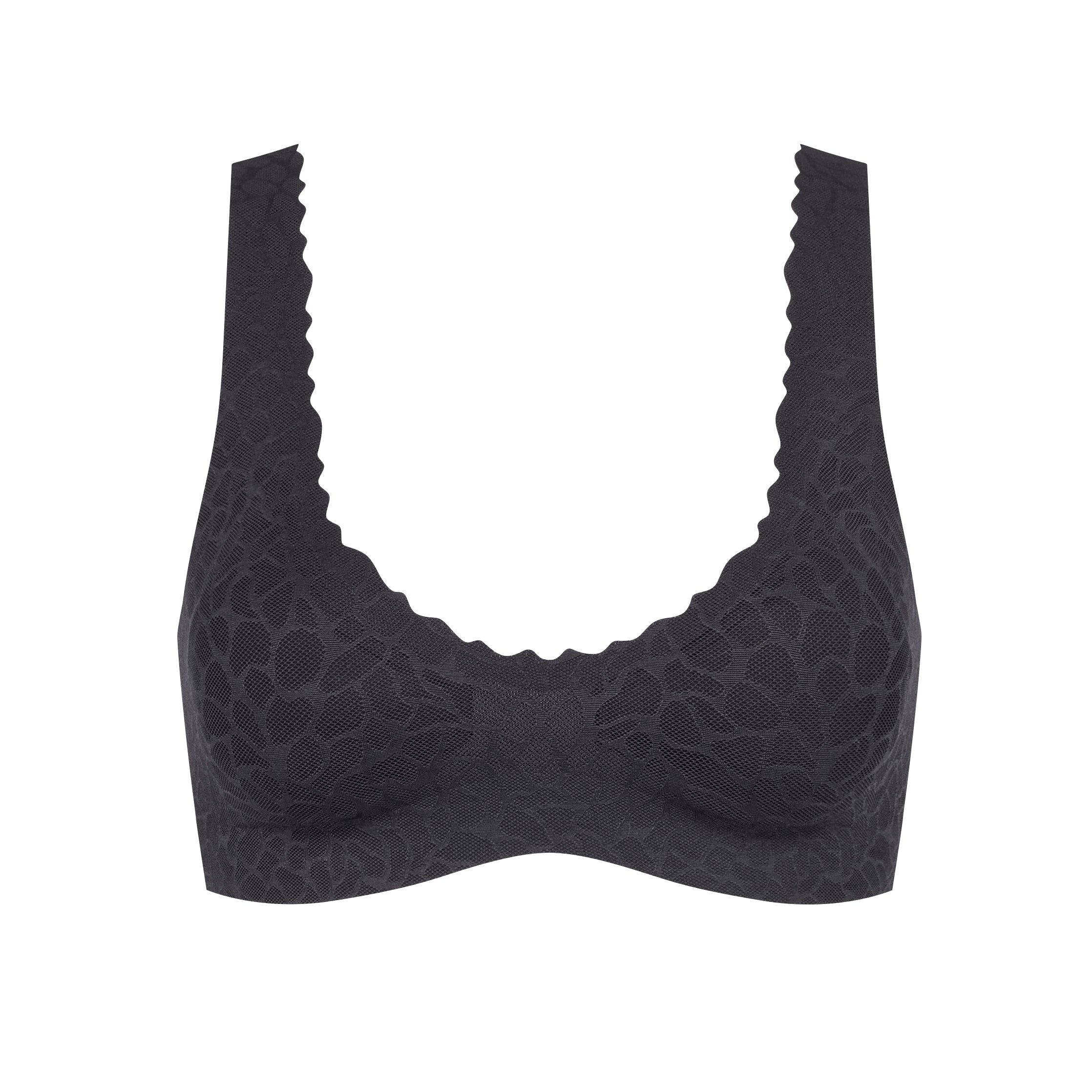 Sloggi Zero Feel Lace 2.0 bralette BH, sort