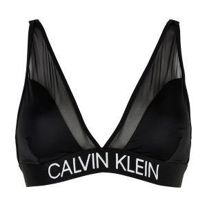 Calvin Klein High Triangle bikini top, sort